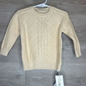 18M: Cream Cable Knit Sweater