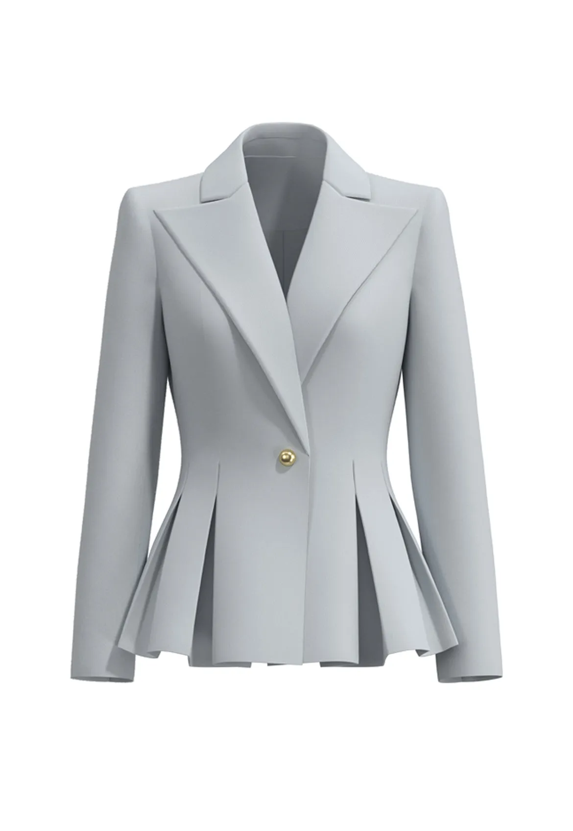 ACETATE BLEND TAILORED JACKET