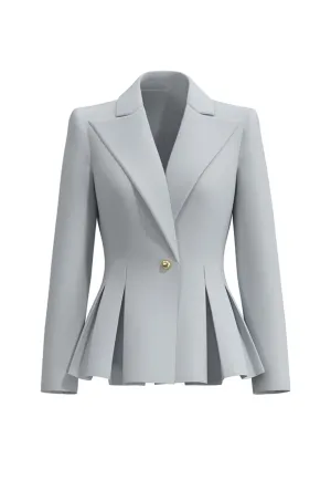 ACETATE BLEND TAILORED JACKET
