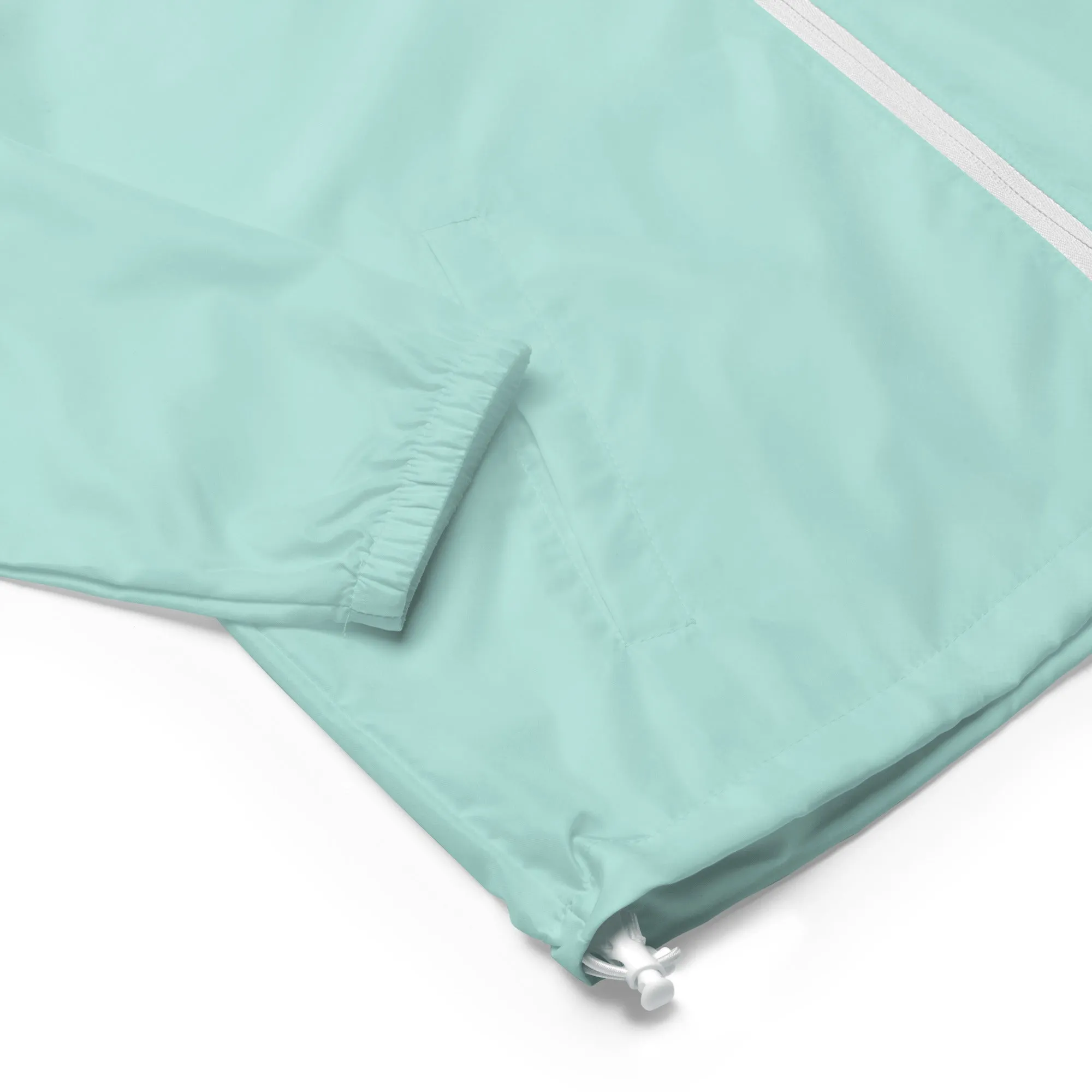 AQUA Unisex Zip Up Windbreaker