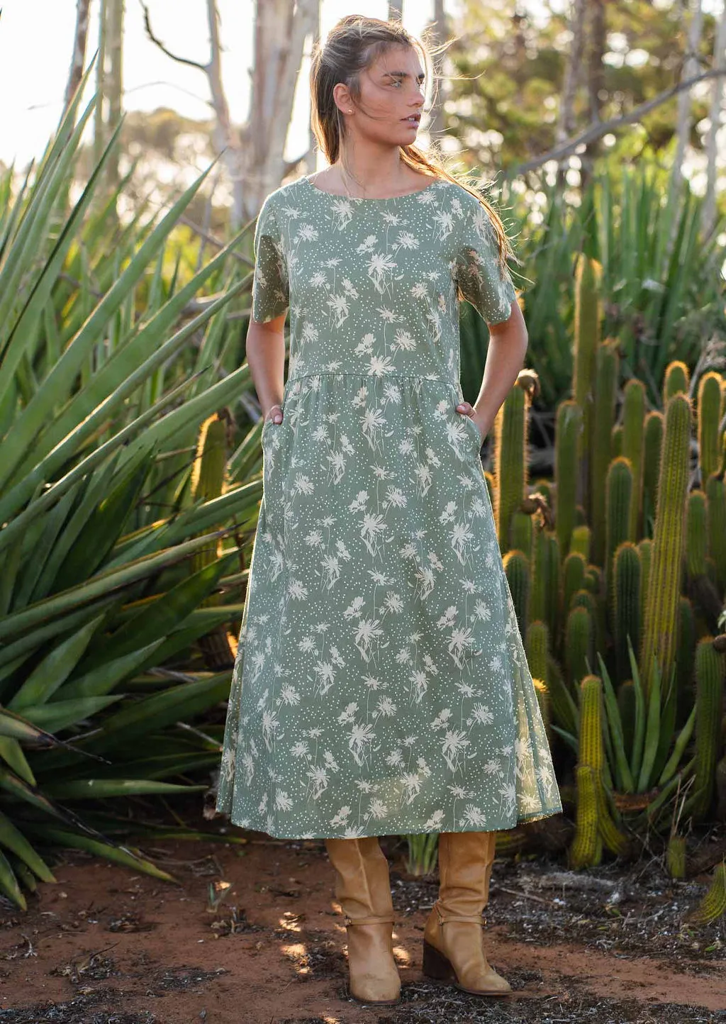 August Dress Cascade