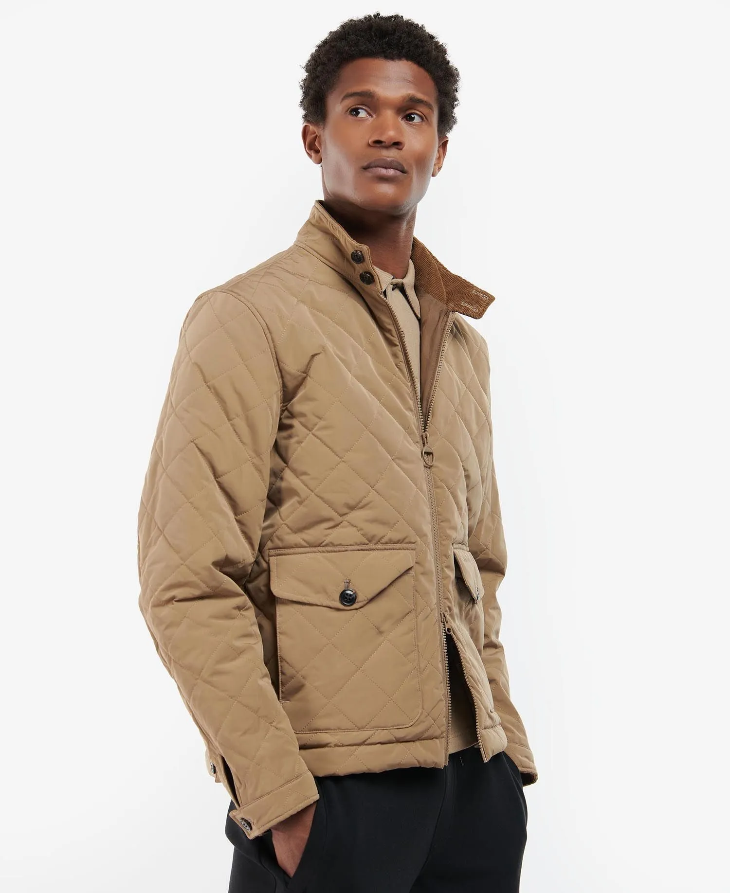 BARBOUR HITCHEN QUILTED JACKET - SAND