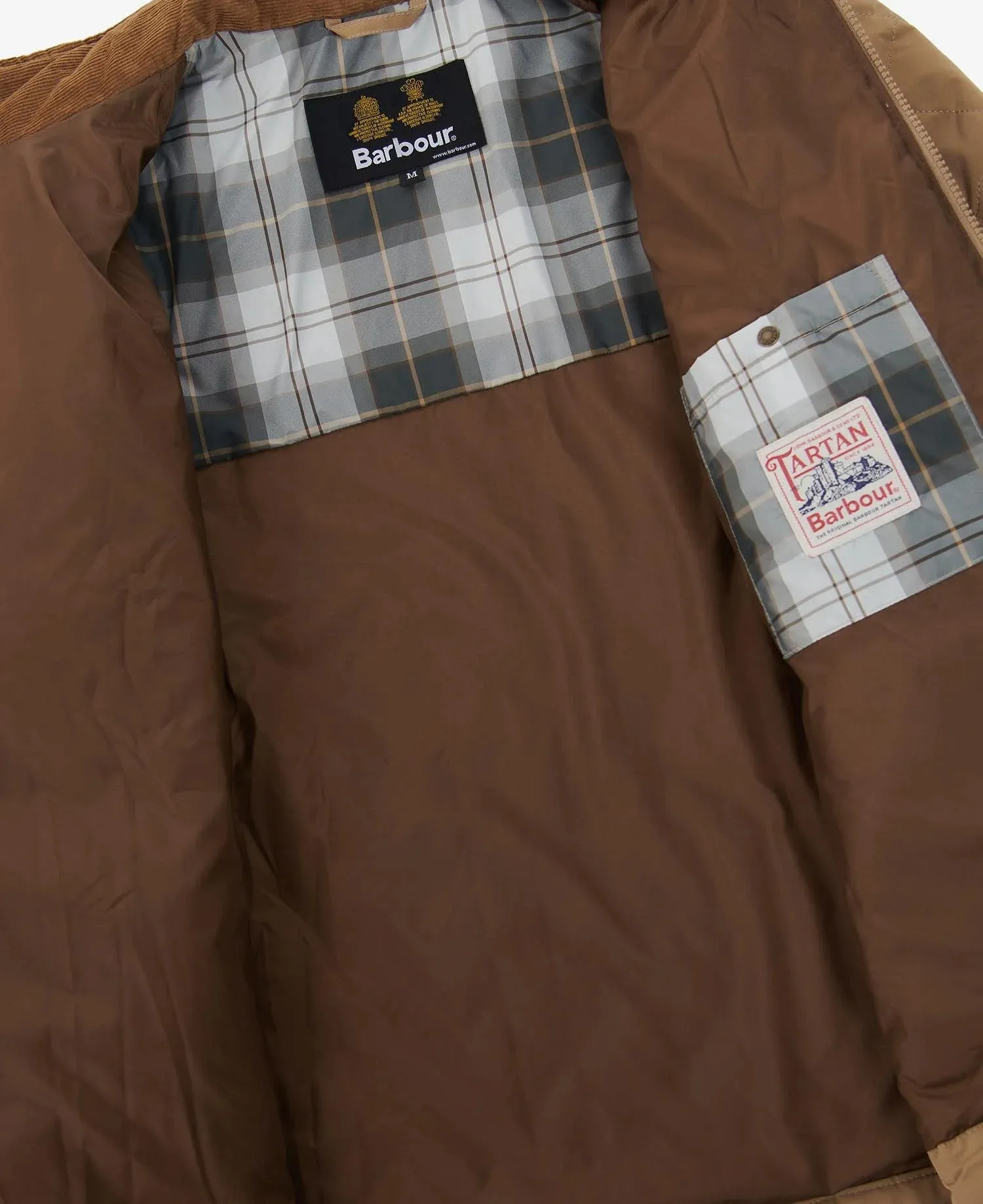 BARBOUR HITCHEN QUILTED JACKET - SAND
