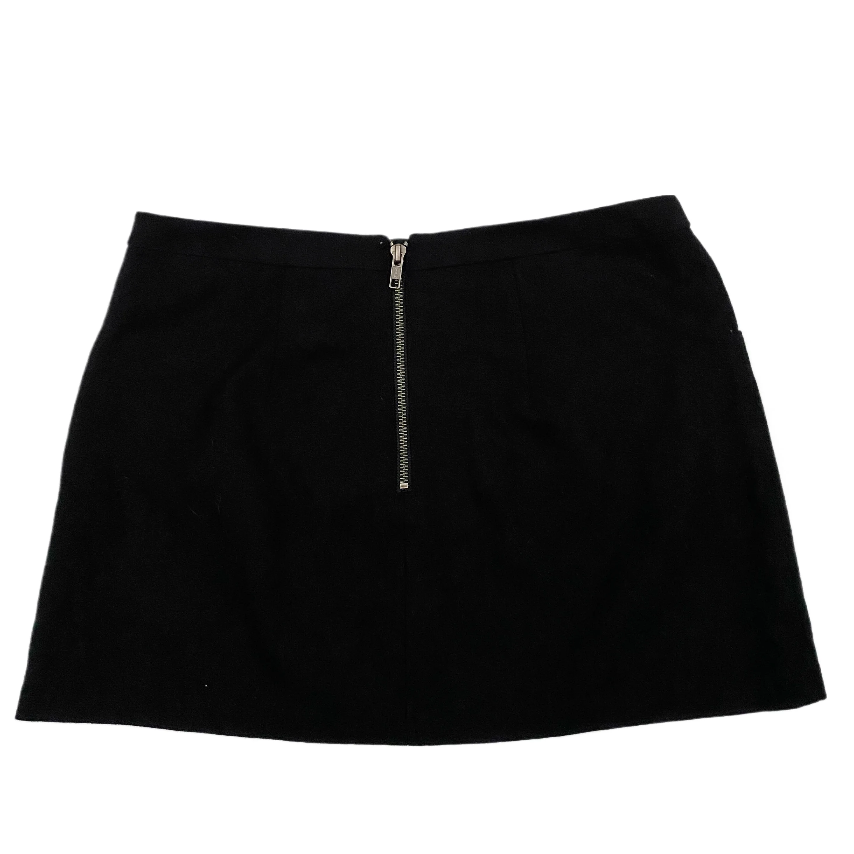 Black Sequin Mini Skirt (S)