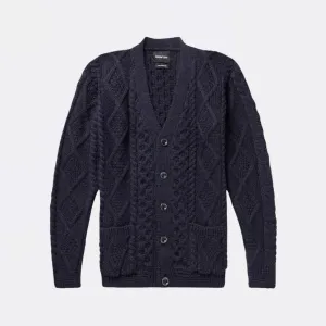 Blind Flowers Cardigan (Navy)