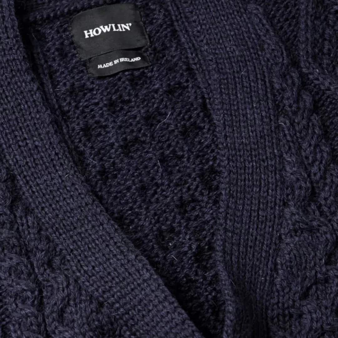 Blind Flowers Cardigan (Navy)
