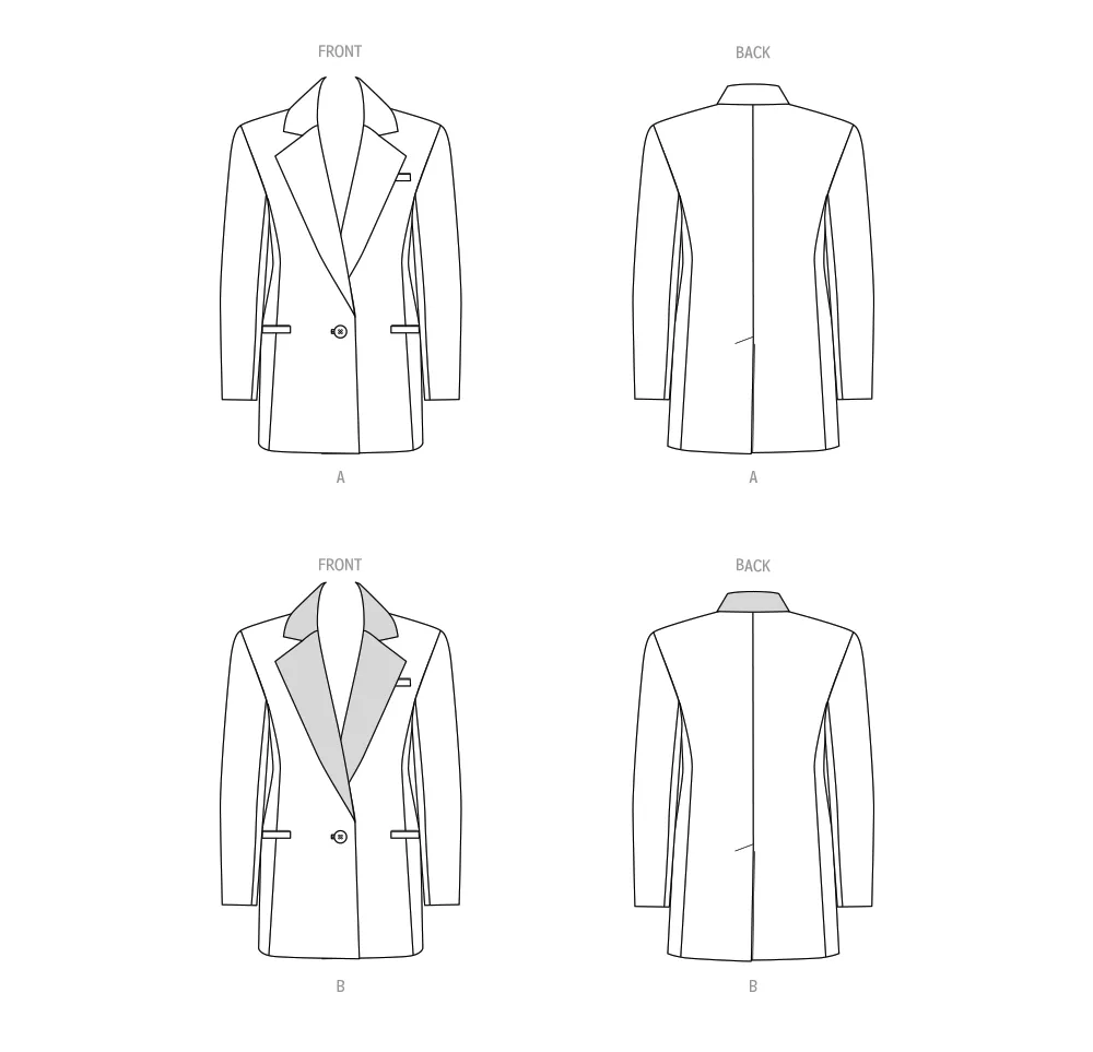 Butterick sewing pattern 6960 Jackets