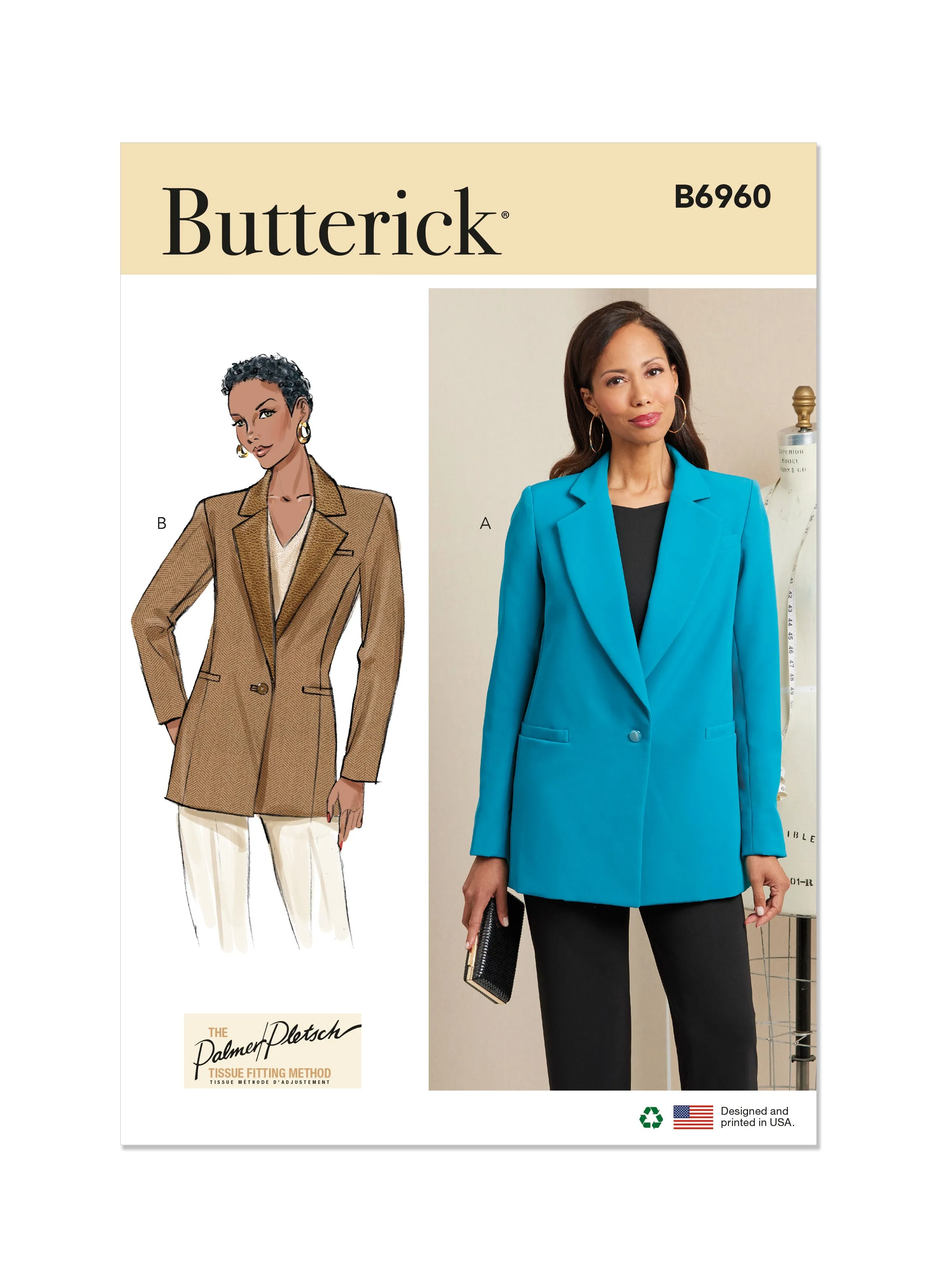 Butterick sewing pattern 6960 Jackets