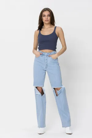 Cello Jeans Super High Rise Destroy Dad Jean – Effortlessly Cool, Comfortably Chic