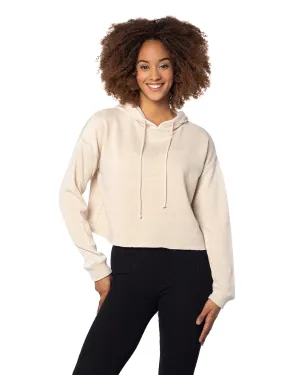 Chicka-d Ladies' Burnout Campus Hooded Sweatshirt