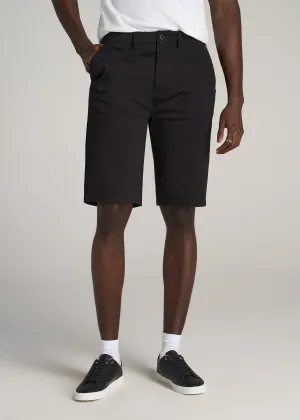Chino Shorts for Tall Men in Black