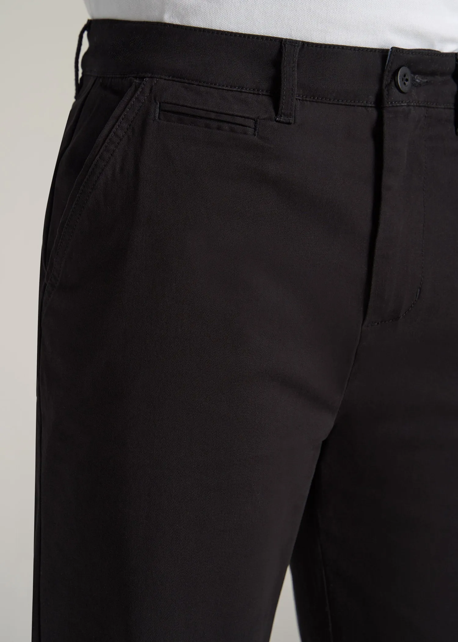 Chino Shorts for Tall Men in Black