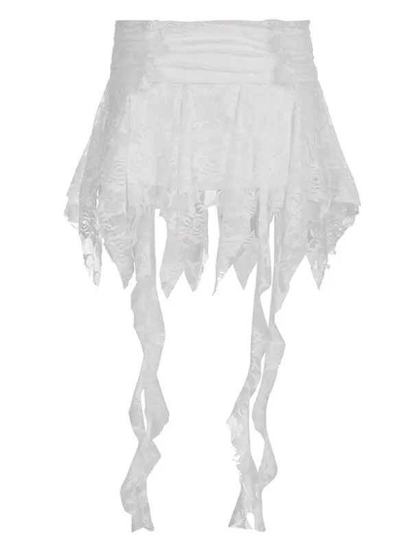 Florence lace ribbon skirt