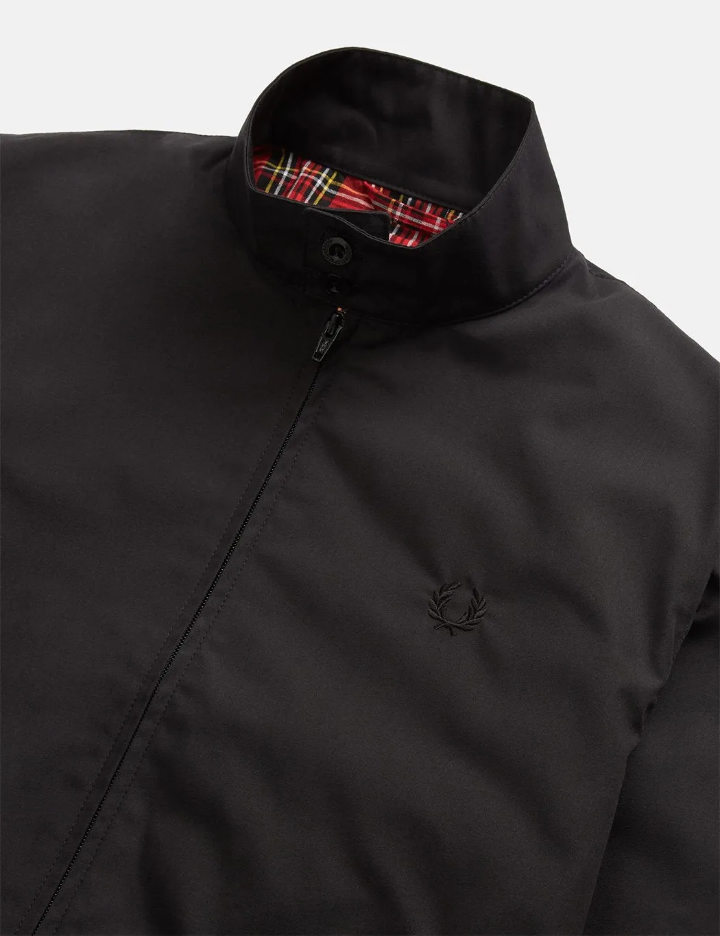 Fred Perry Re-issues Harrington Jacket (Made in UK) - Black