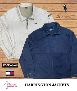 Harrington Jackets Including Polo Ralph Lauren, Gant Tommy and others 18pcs