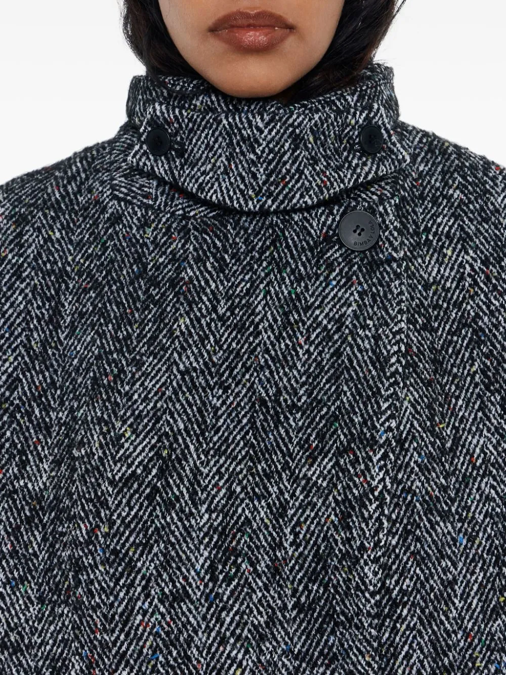herringbone tailored jacket