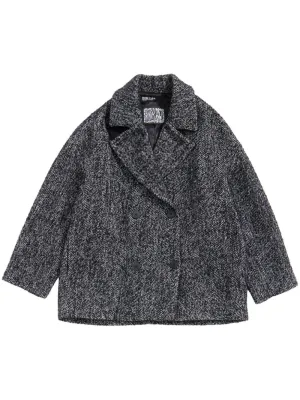 herringbone tailored jacket
