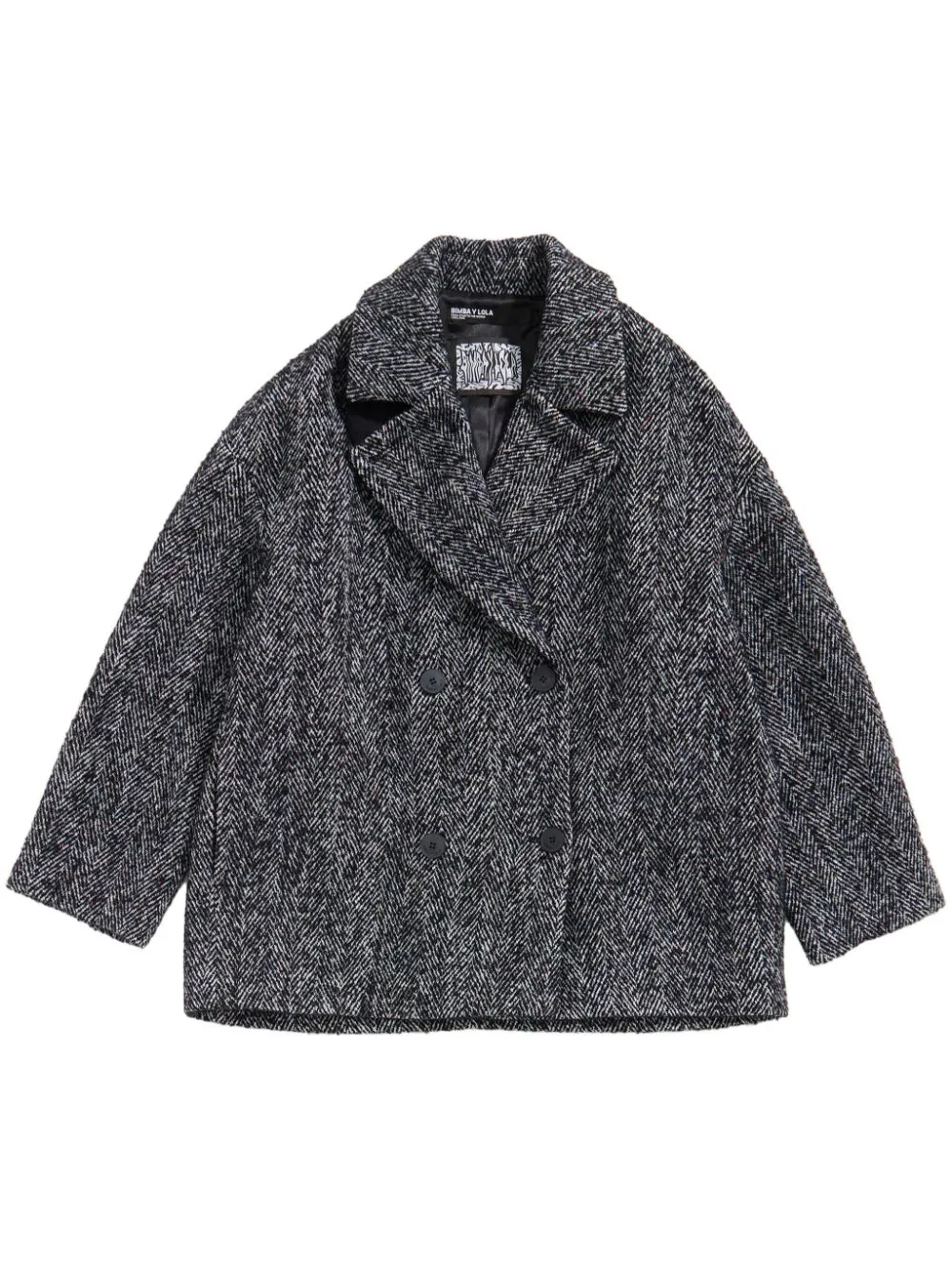 herringbone tailored jacket