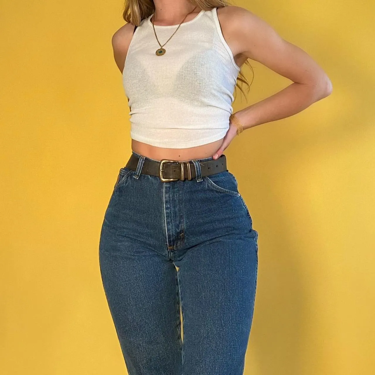 High Rise Dark Wash Twenty x Jeans - Small