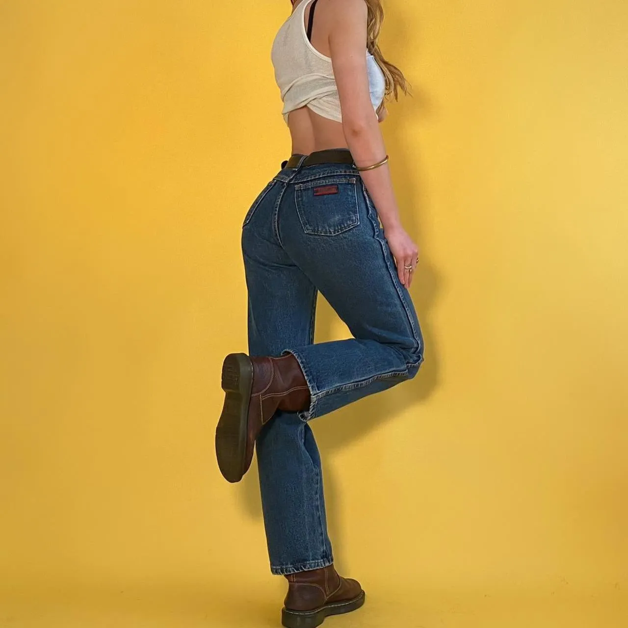 High Rise Dark Wash Twenty x Jeans - Small