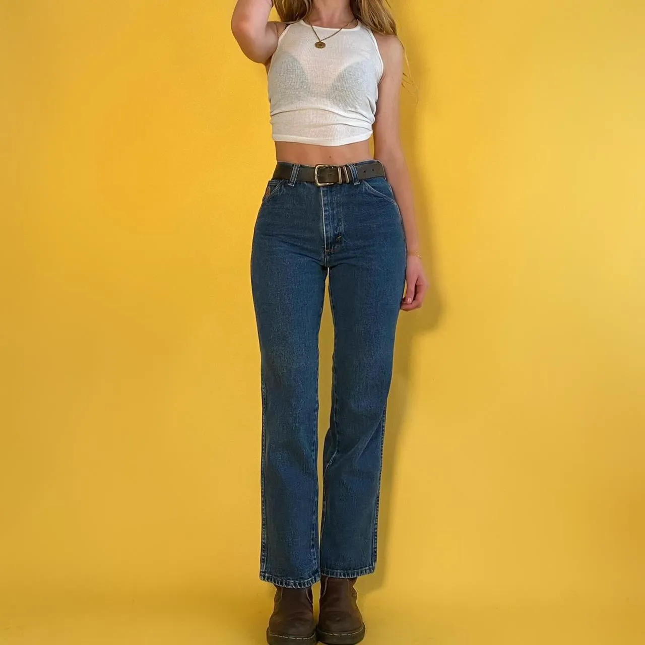 High Rise Dark Wash Twenty x Jeans - Small