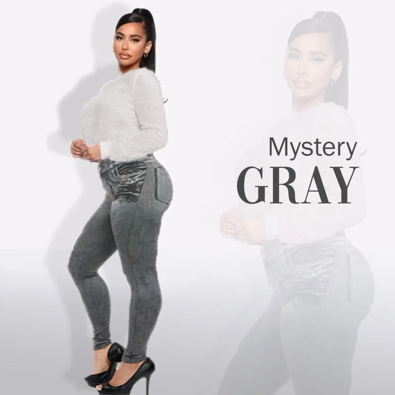 High Rise Waist Skinny Slim Fit Jeans - GlamzLife