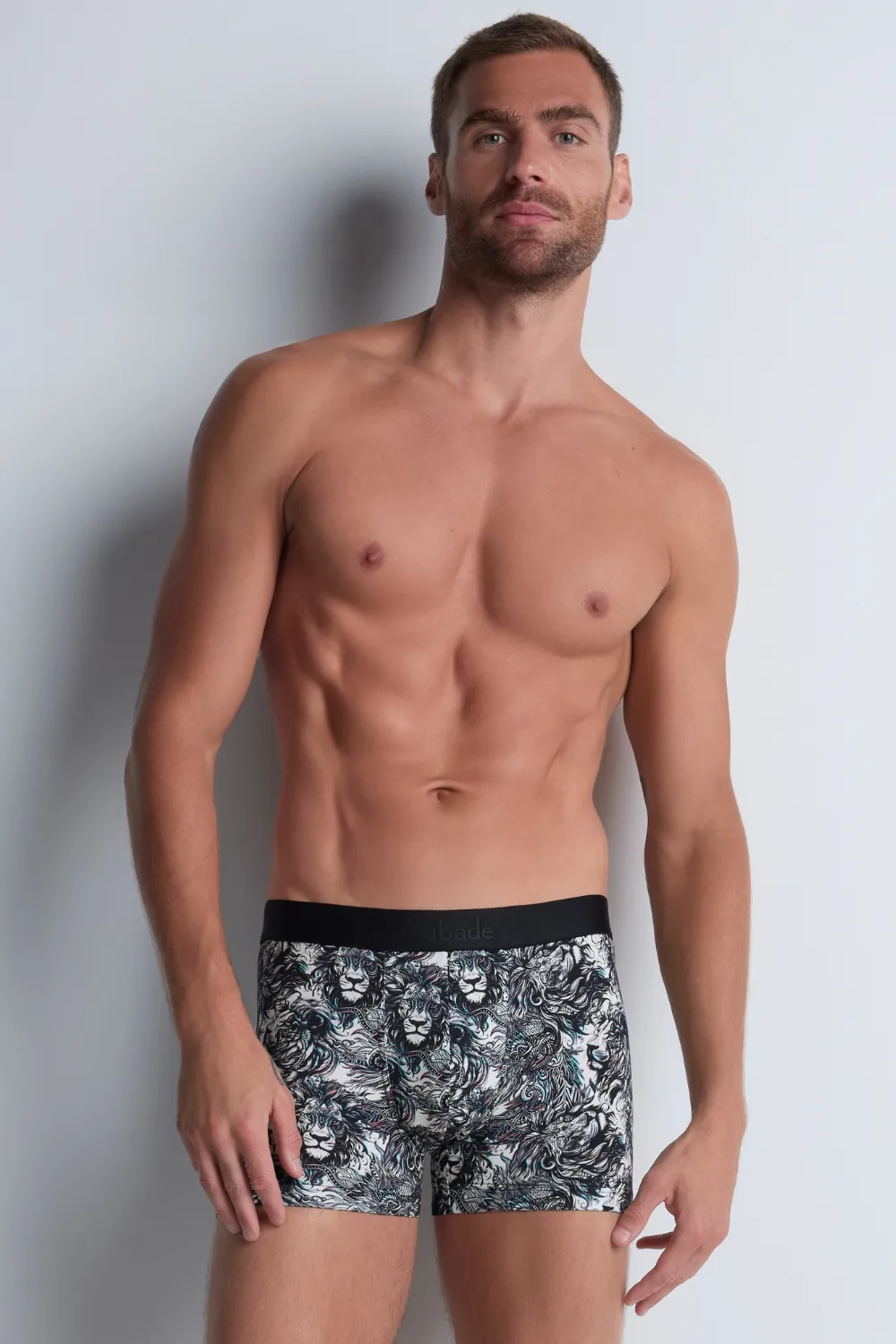 Homme Men's Modal Cotton Lion Boxer