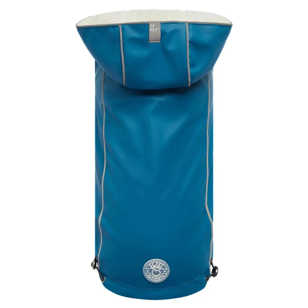 Insulated Waterproof Dog Raincoat – Elasto-Fit Design with Sherpa Lining