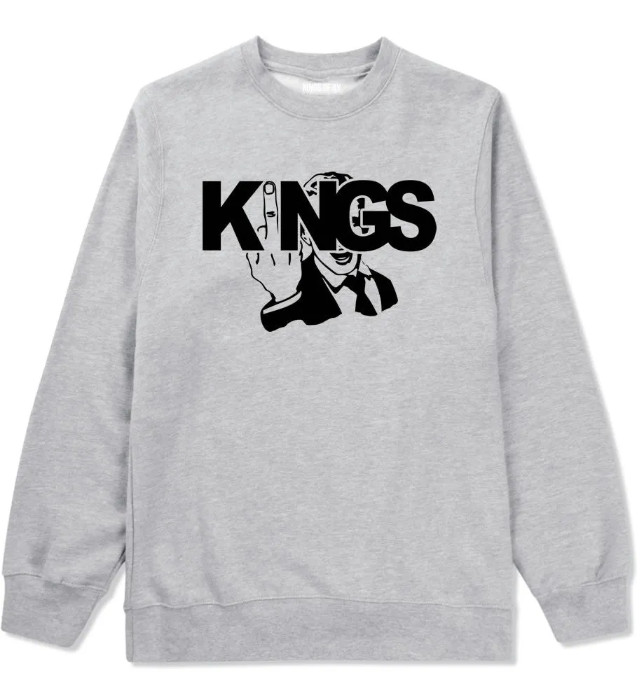 KINGS Fck You Middle Finger Crewneck Sweatshirt