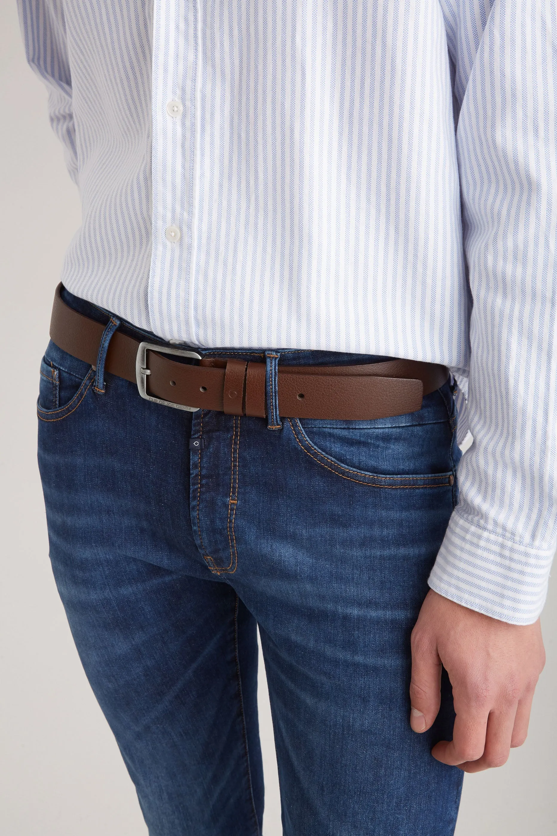 Leo - Slim Fit Stretch - Space Blue