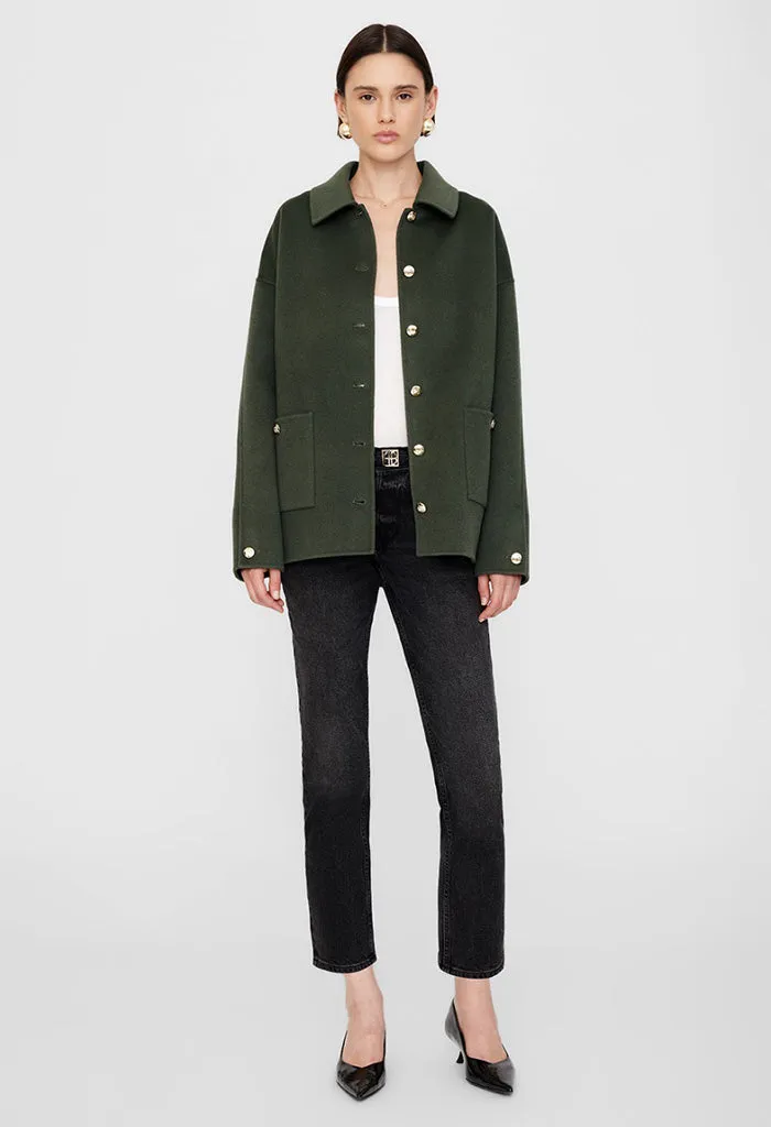 Luca Jacket - Olive Cashmere Blend