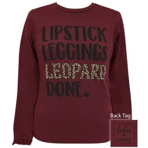 lulu mac-Lipstick Leggings LS-LM43
