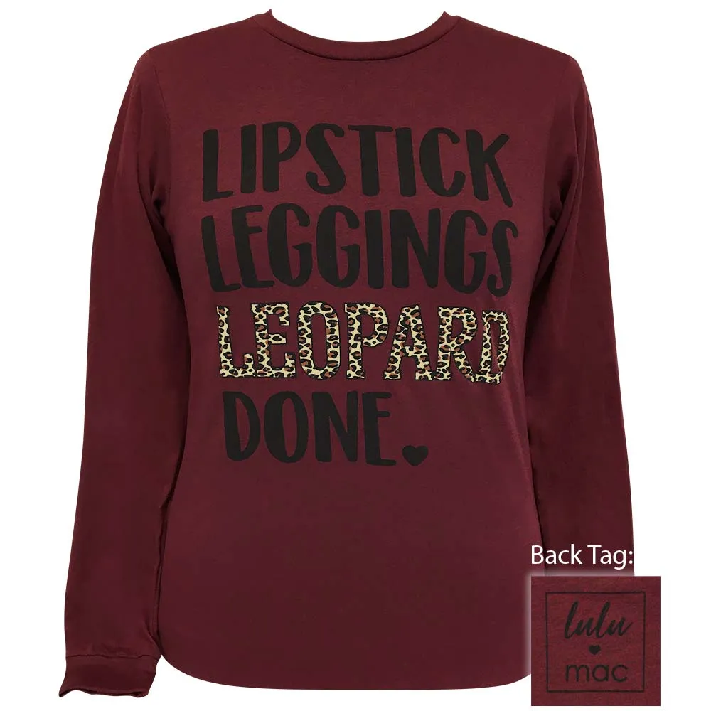 lulu mac-Lipstick Leggings LS-LM43