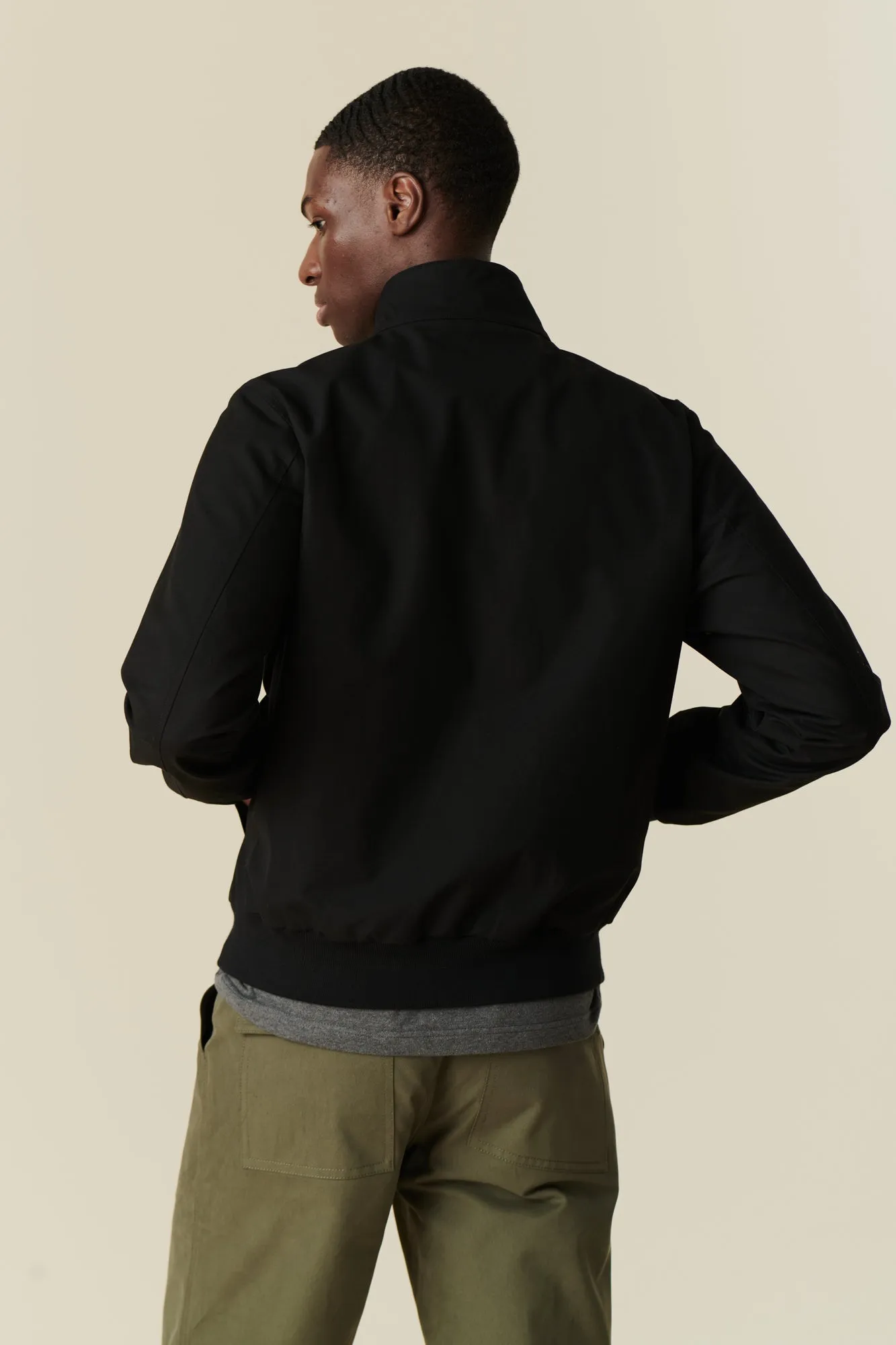 Men's Harrington Jacket - Black