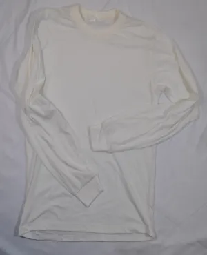 men's long sleeve t-shirt white Case of 72