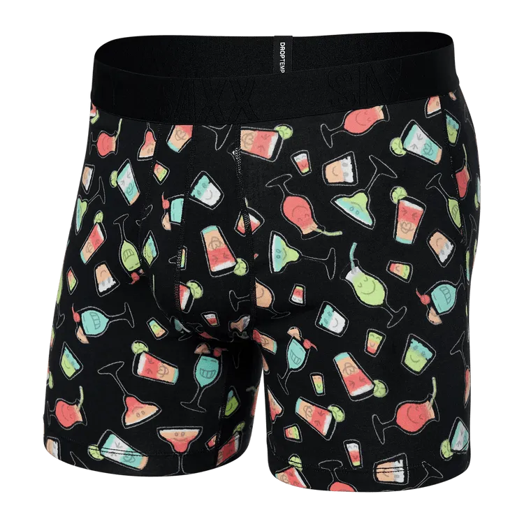 Men's SaxxDrop Temp Cooling Cotton Boxers