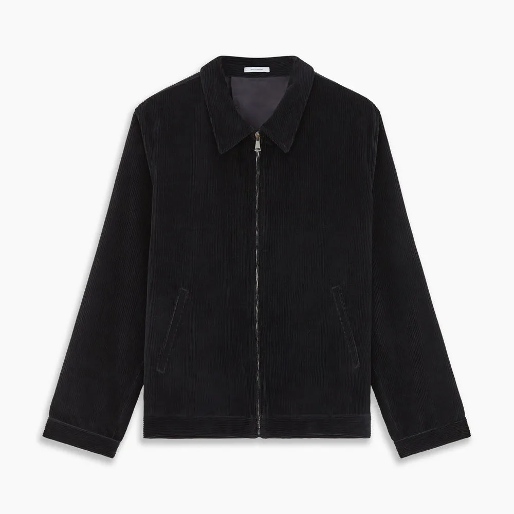 Navy Cord Albi Harrington Jacket