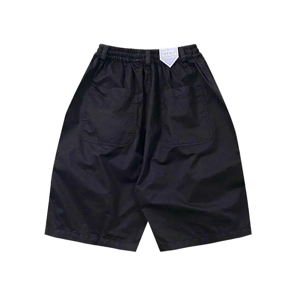 Oversized fit pleated chino short