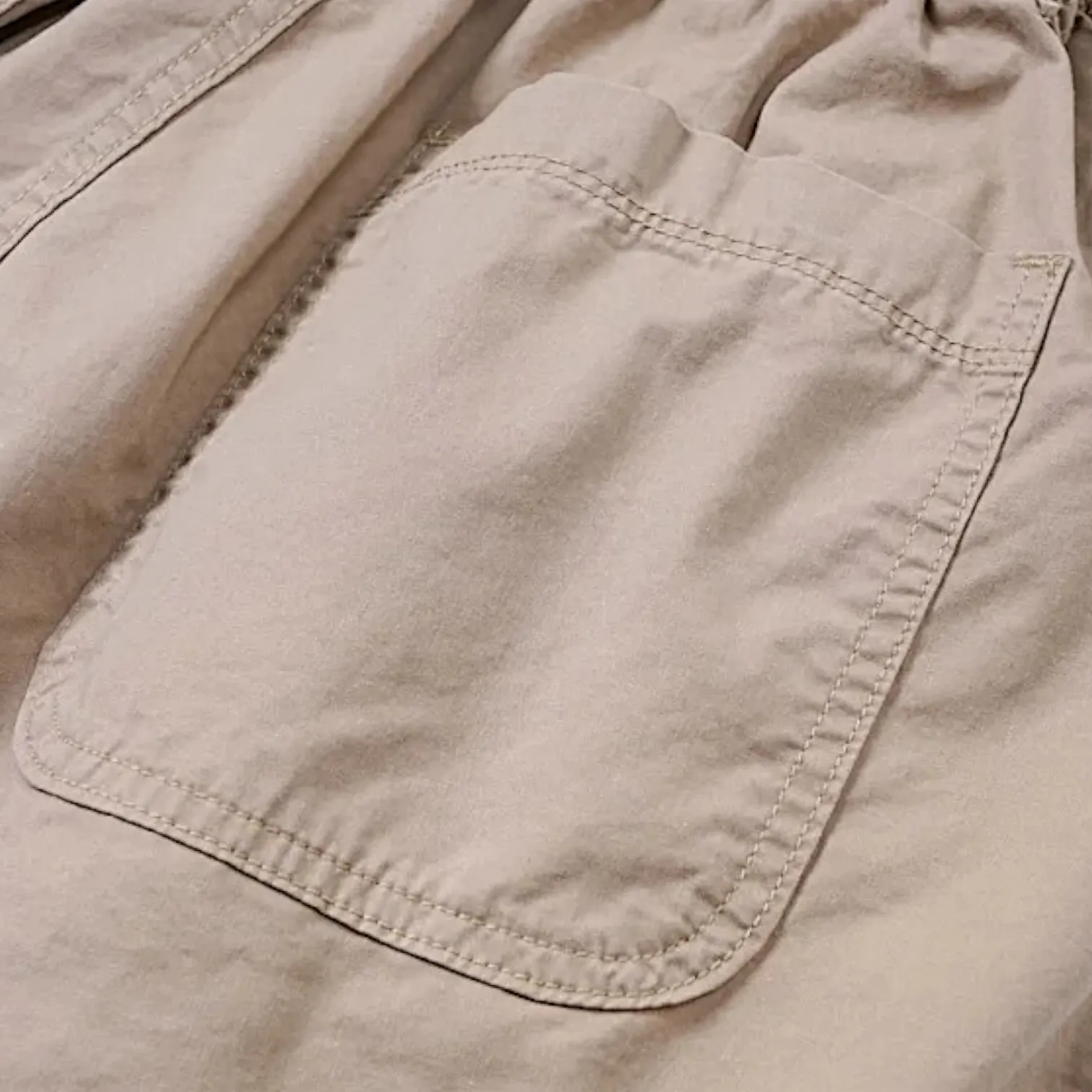 Oversized fit pleated chino short