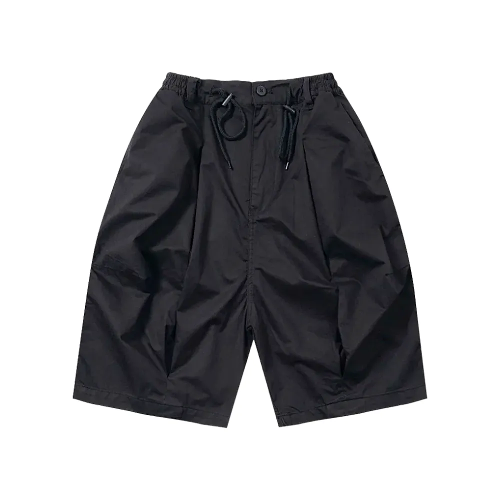 Oversized fit pleated chino short