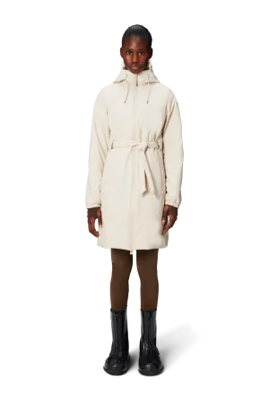 Rains - Lohja Long Insulated Curve Jacket Dune