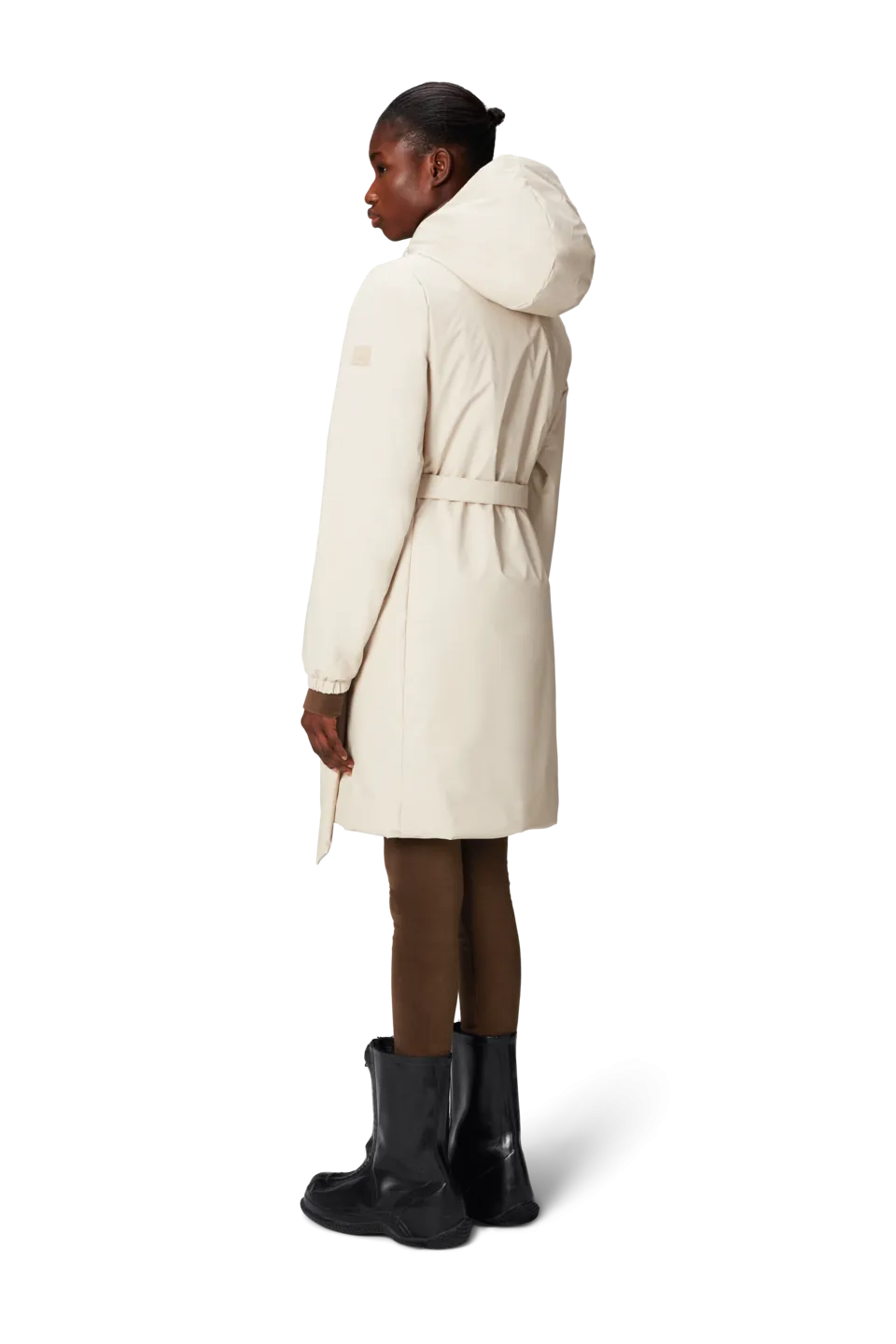 Rains - Lohja Long Insulated Curve Jacket Dune