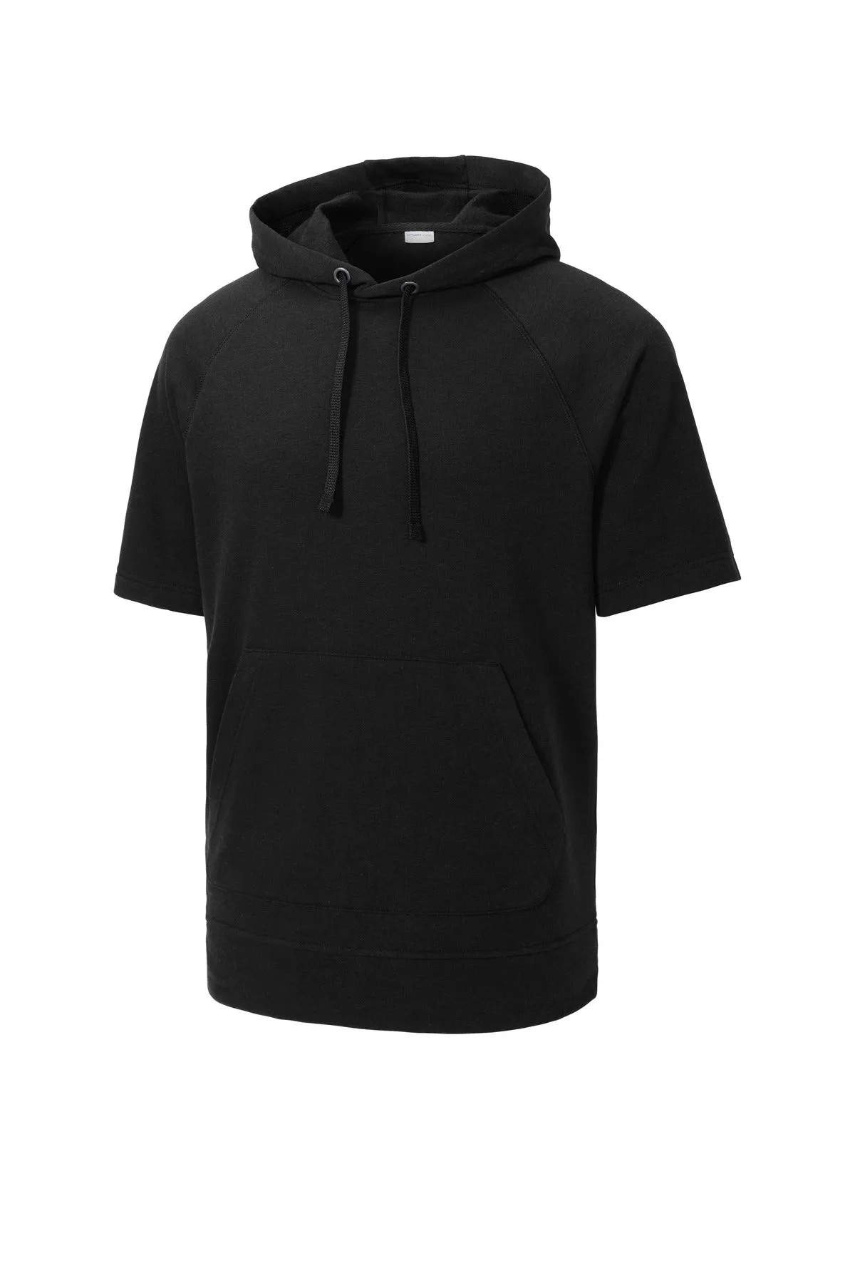 Sport-Tek PosiCharge Tri-Blend Wicking Fleece Short Sleeve Hooded Pullover ST297