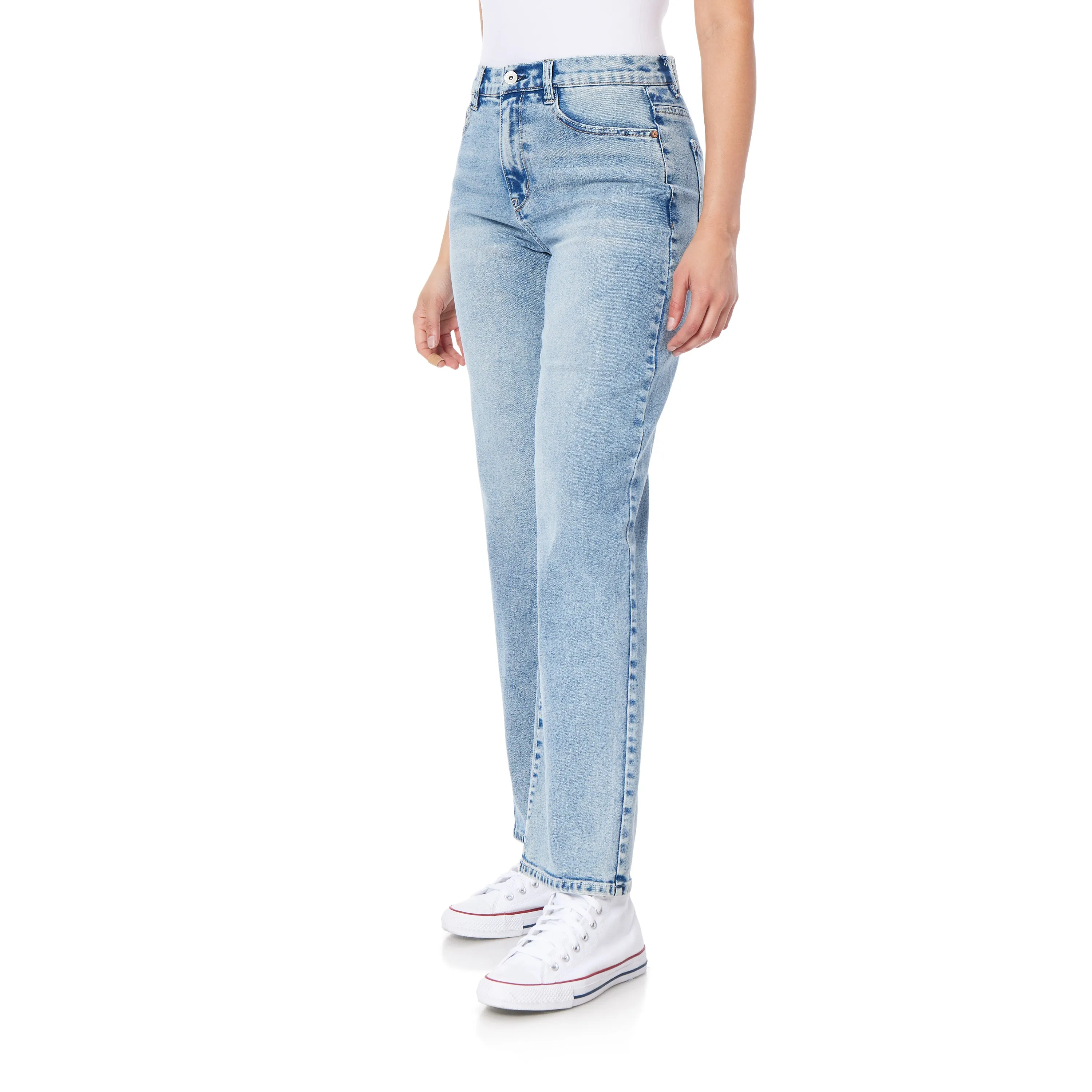 Straight Wide Leg Dad Jean