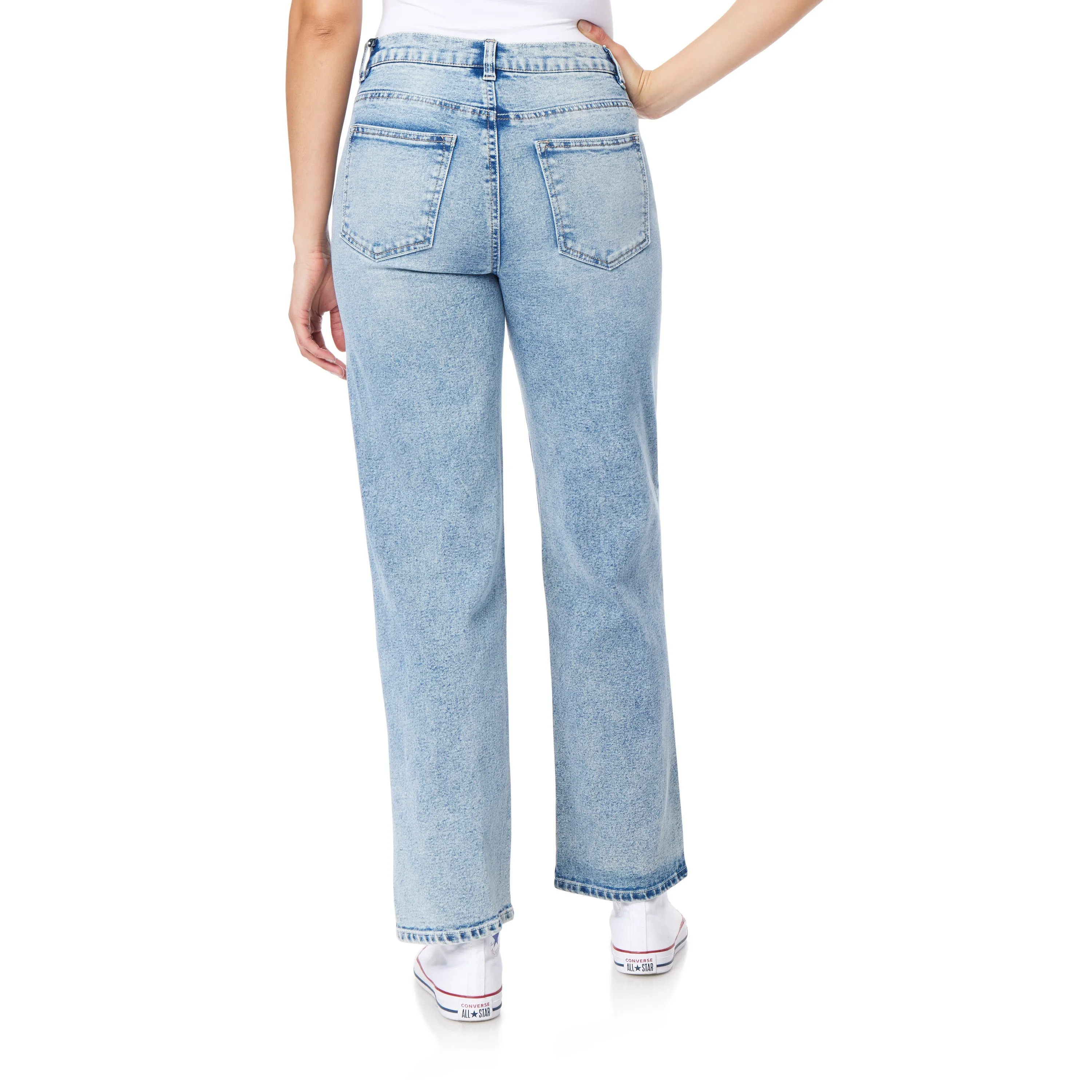 Straight Wide Leg Dad Jean