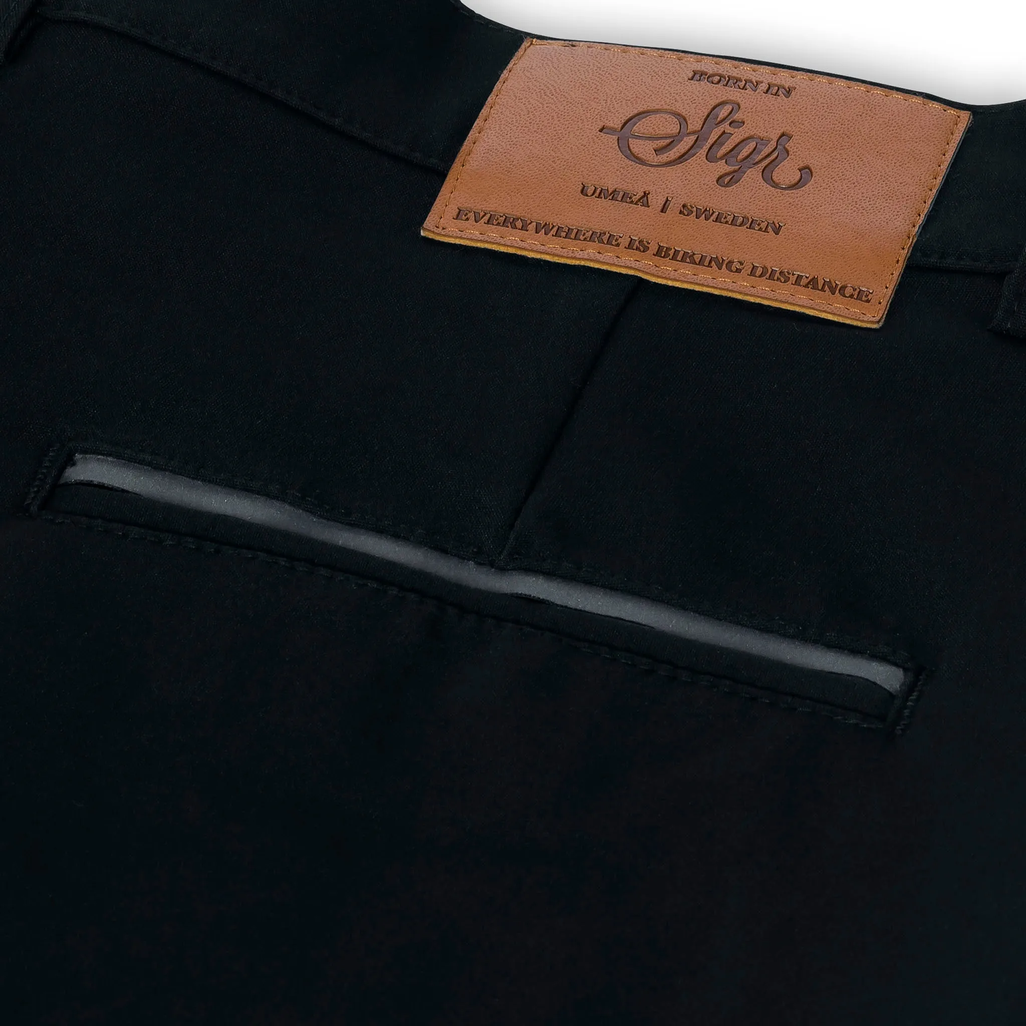 Strandvägen Women's Black Cycling Chino Shorts
