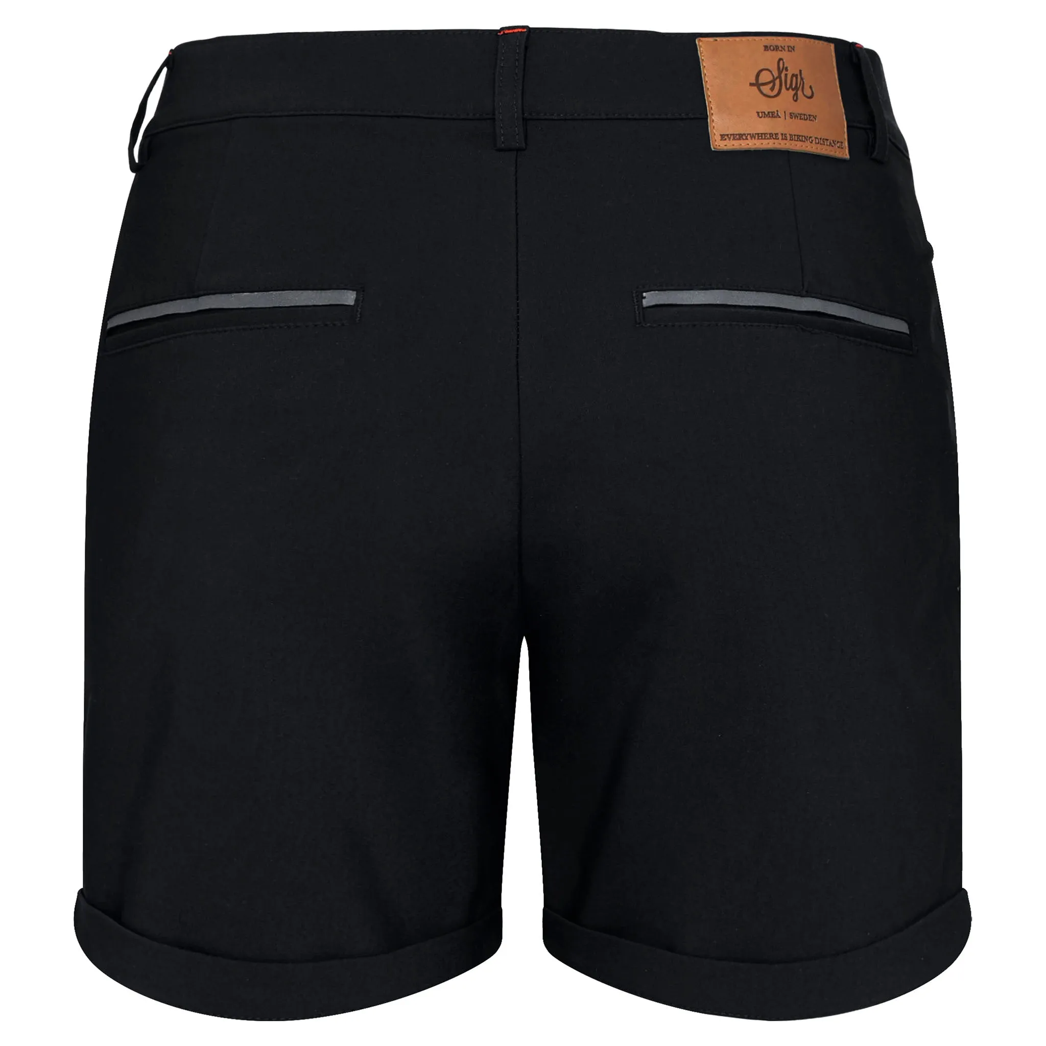 Strandvägen Women's Black Cycling Chino Shorts