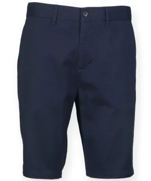 Stretch chino shorts | Navy