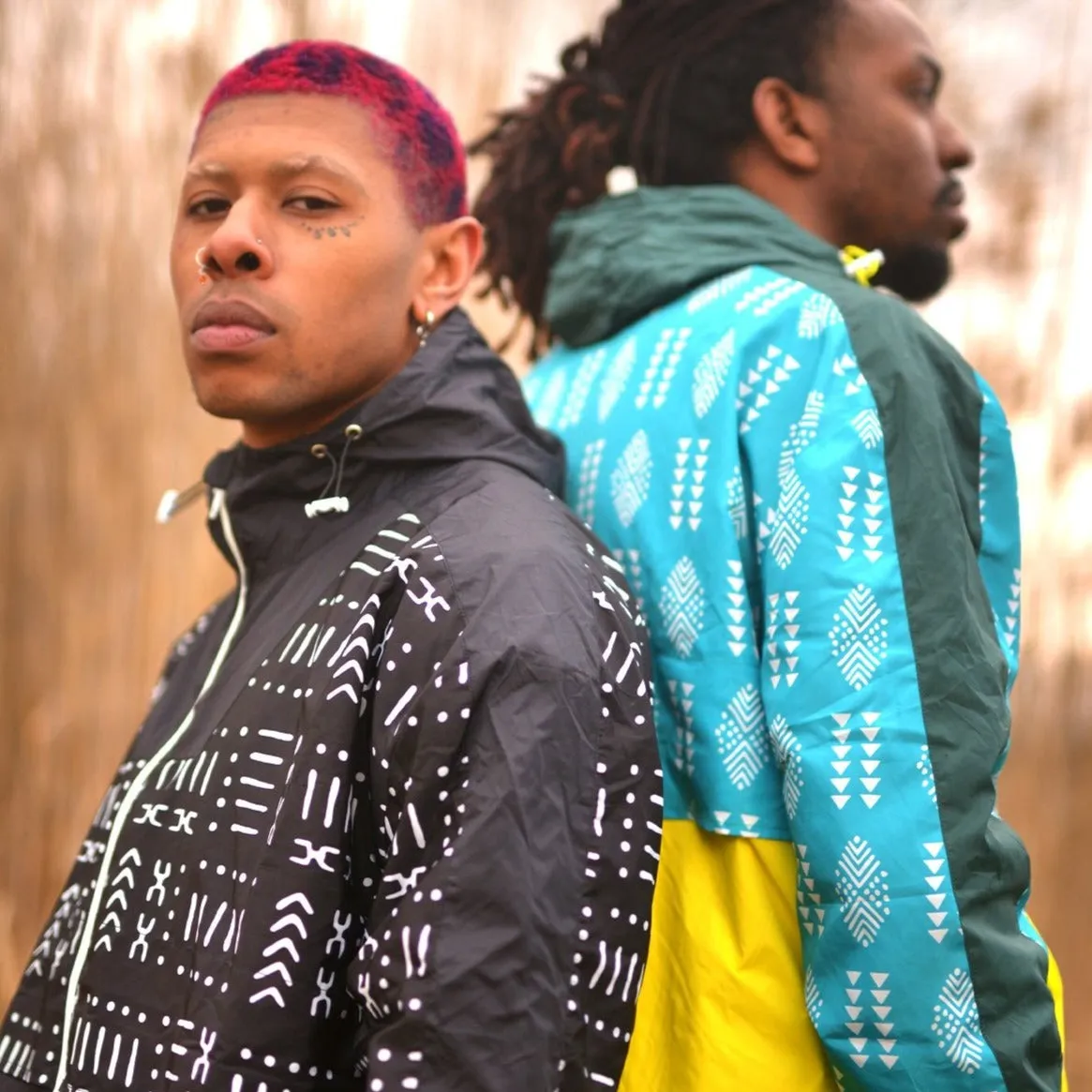 The Mud Black Windbreaker