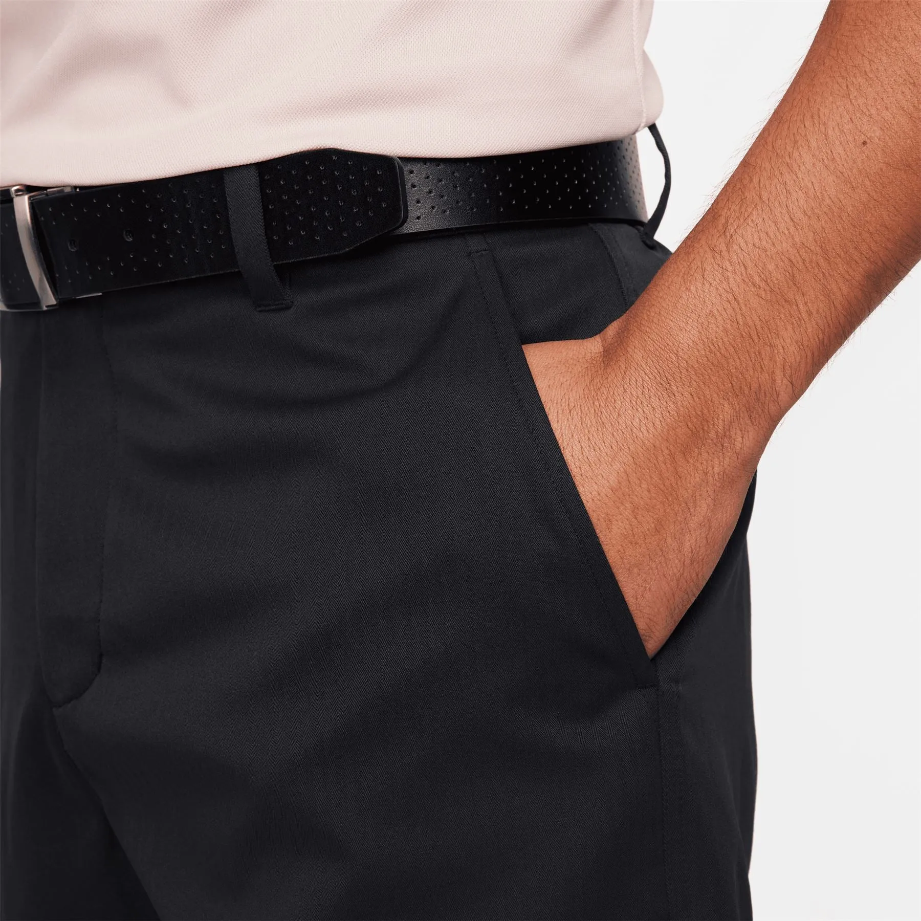 Tour 8 Inch Chino Golf Shorts Black/Black - 2024